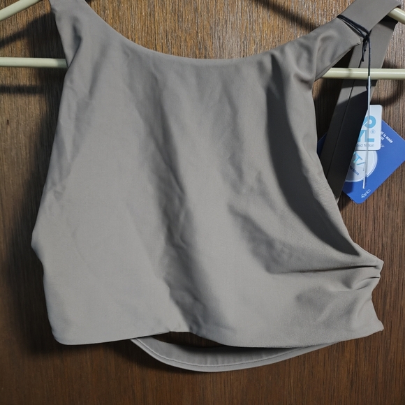 Black beach 2 piece recycled material bathing suit - Picture 1 of 12